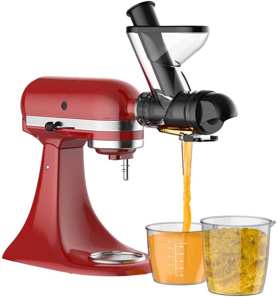 Juicer opzetstuk voor blender en sapcentrifuge, dubbele vulschacht