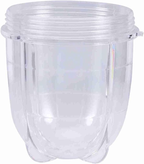 Juicer Replacement - Plastic High Short Transparent Cup Mug - Blender Juicer Replacement Parts Accessories voor Universal Blender Beverages - Large Cup van Wadoy