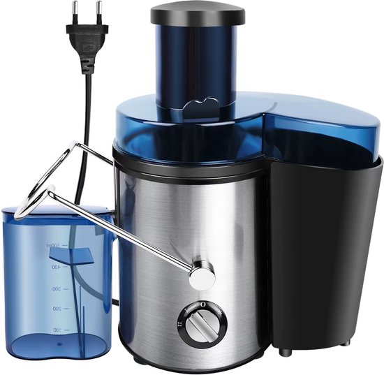 Juicer Tavien - 900W - Centrifugale Sapcentrifuge - Hele Groenten en Fruit - 65mm Brede Sapcentrifuge Extractor - 2 Versnellingen - 500ml van Merkloos