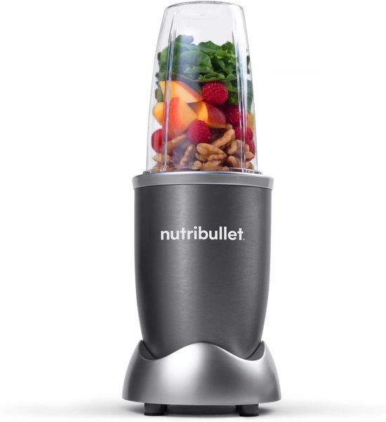 Jurrys Smoothie Maker 600W – Blender To Go 710ml – Elektrische – Multifunctionele Mini Blender – BPA-vrij – Grijs van Merkloos