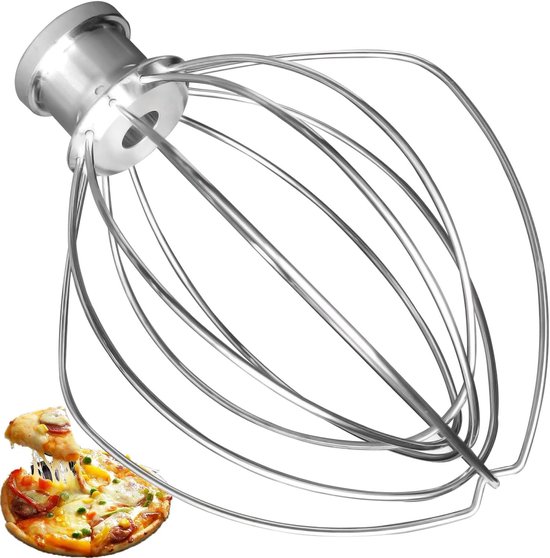 K45WW RVS draadgarde voor KitchenAid, opzetstuk voor KitchenAid, 4,5 en 5 liter kantelbare staande mixer van KitchenAid