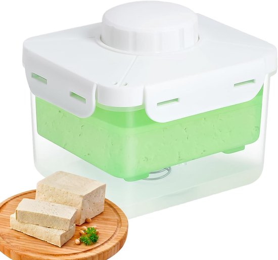 Kaasmaker - Paneer Pers - Zelf Kaas Maken - Geïntegreerde Drainage - 155 x 135 cm - Wit