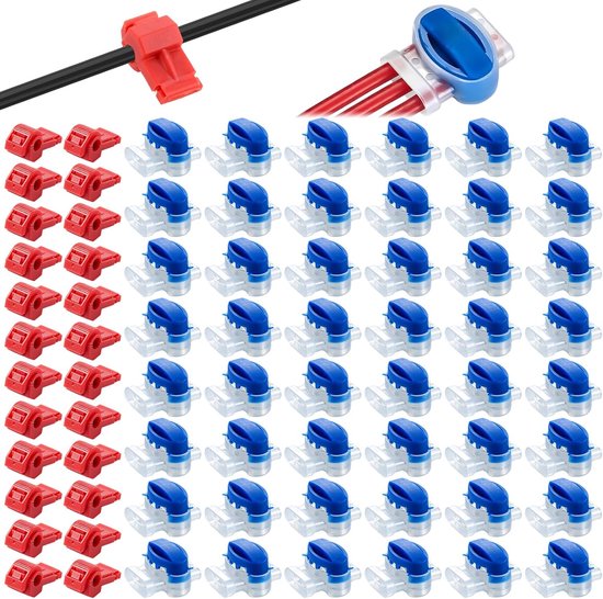 Kabelconnector voor robotmaaier en T-aftakconnector