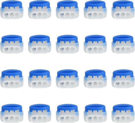 Kabelverbinders voor maairobots – 20 stuks gelgevulde aansluitklemmen voor Automower, universeel inzetbaar, 3-draads verbindingsklemmen, voor Automower grasmaaiers maairobots van Husqvarna & Gardena