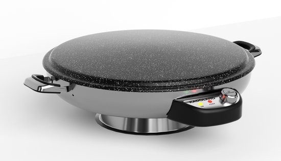 Kadoland - Crêpe- en Pannenkoekenmaker – Elektrische Bakplaat Ø50cm - Sac Bakplaat voor brood, yufka, katmer en andere deegproducten