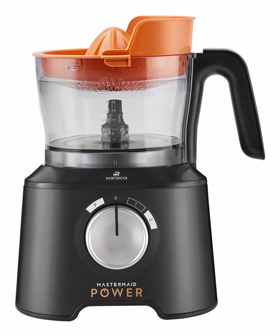 Karaca Mastermaid Power Max 11-in-1 Keukenrobot 2500W – Blender, Citruspers, Koffiemolen, Deeghaak & 5 RVS Raspschijven van Karaca