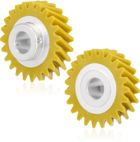 KARZO - 2 Pack W10112253 Worm Gear voor Whirlpool Mixers, Tandwiel Vervangingsonderdeel Vervangt 4162897 4169830 AP4295669 PS11748374 4161531 WPW10112253 van Merkloos