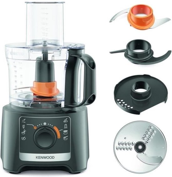 KENWOOD FDP31.020GY multifunctionele robot - 2 snelheden + Pulse - 800W - kom 2,1L + accessoires van Kenwood