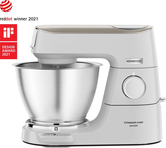 Kenwood KVC65.001WH Chef Titanium Baker - Keukenmachine - Wit van Kenwood