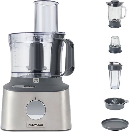 Kenwood Multipro compact+ FDM316SS - Foodprocessor van Kenwood