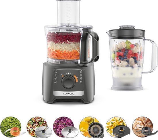 Kenwood MultiPro Compact FDP31.360GY keukenmachine 800 W 2,1 l Grijs