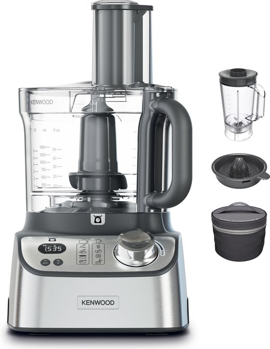 Kenwood MultiPro Express + FDM71.450SS - Foodprocessors - Ingebouwde digitale weegschaal van Kenwood