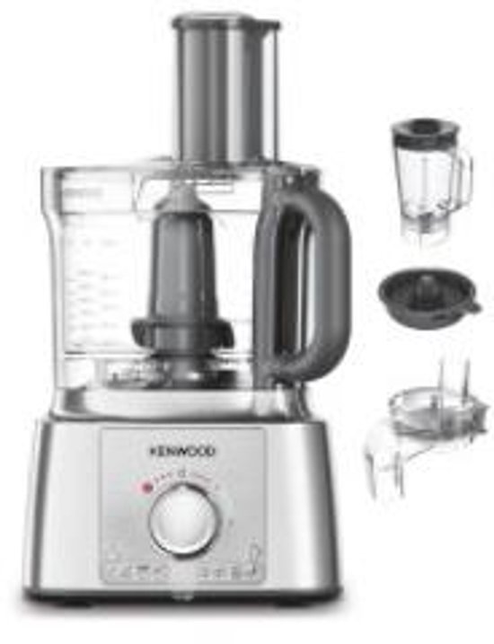 Kenwood MultiPro Express foodprocessor - 1000 W, 3L Zilver van Kenwood