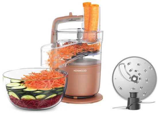Kenwood MultiPro Go FDP23.140RD - Foodprocessor - Red Clay - Express Serve - Go collectie van Merkloos