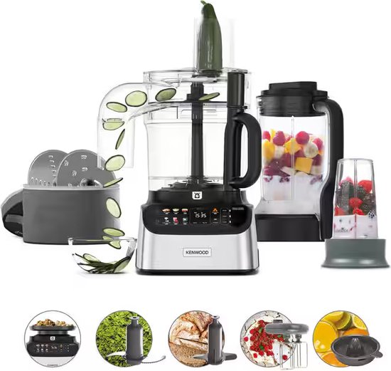 Kenwood MultiPro OneTouch FDM73.850.SS - Foodprocessor van Kenwood