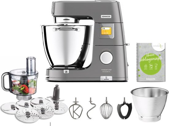 Kenwood Titamium Chef Patissier XL KWL90.594SI - Keukenmachine - Zilver van Kenwood