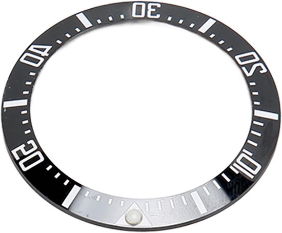 Keramische Bezel Ring voor 40mm Horloge - Reparatie en Vervangingsaccessoire voor Horlogemakers, Duurzaam en Precisie van Merkloos