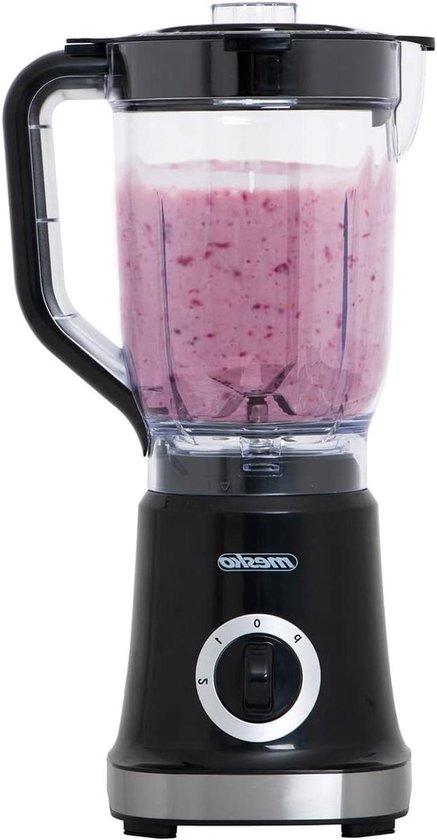 Keuken Blender - Mixer - Smoothies Maken - 1000W Maximaal Vermogen - 1.8 Liter Kan - Zwart