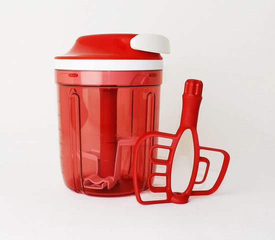 Keuken Multi-Chef - Nieuw design - Eten Bereiden - Vaatwasmachinebestendig - 1 Stuk - Rood