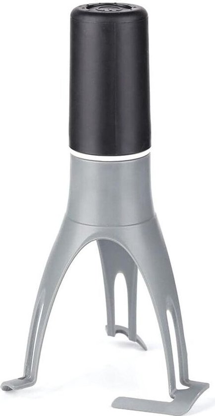 Keukenblender, een automatische blender Geschikt voor gerechten die continu gemengd moeten worden. Uitgerust met een LED-snelheidsindicator en vaatwasmachinebestendig. Keukenaccessoires (grijs).