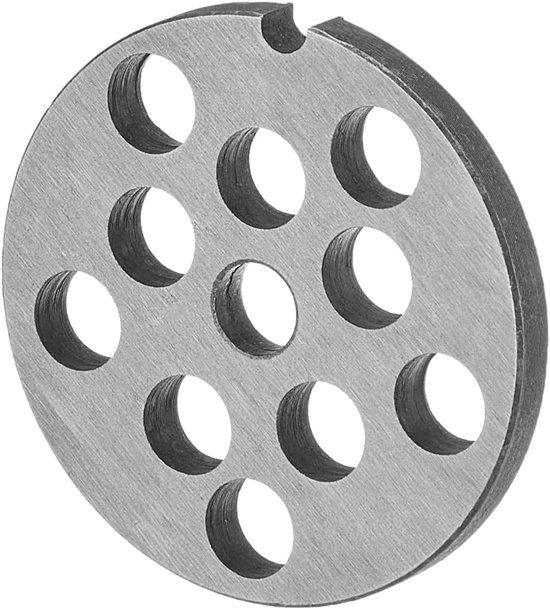 Keukenhulp voor vlees - Grijze verwerking met verschillende diameters en 4 mm dikte van Merkloos