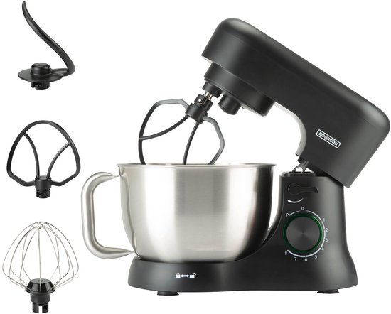 Keukenmachine - 1000 W - 4.5 L Mengkom - 8 Snelheden
