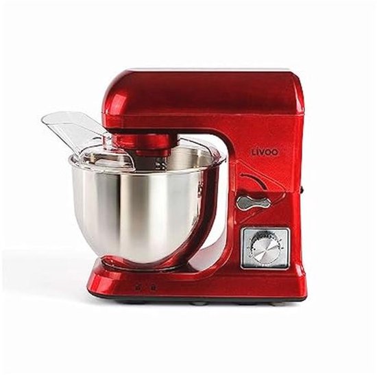Keukenmachine 1000W - 5L met 6 snelheden en accessoires van Merkloos