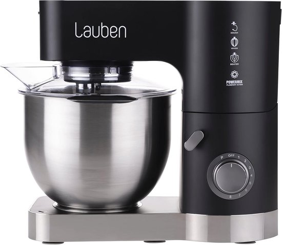 Keukenmachine 1200W met metalen transmissie en 5,5L capaciteit van Emerio