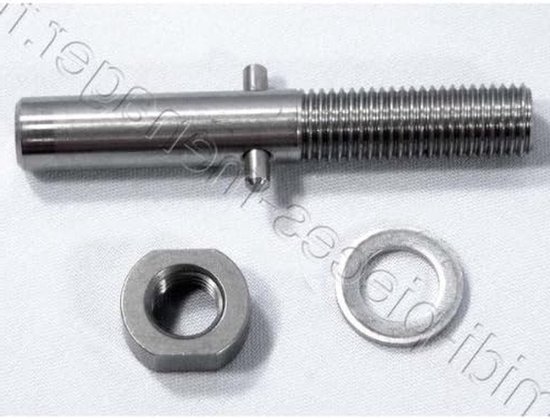 Keukenmachine Accessoire - Sproeias Set - Keuken Reinigen - Origineel Onderdeel - 19 x 16 x 65 cm - Zilverkleurig