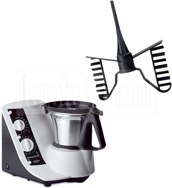 Keukenmachine Accessoire - Vlinderopzetstuk Keukenmachine - Sauzen en Mousses Maken - Vaatwasmachinebestendig - 13 x 2 x 15 cm - Zwart