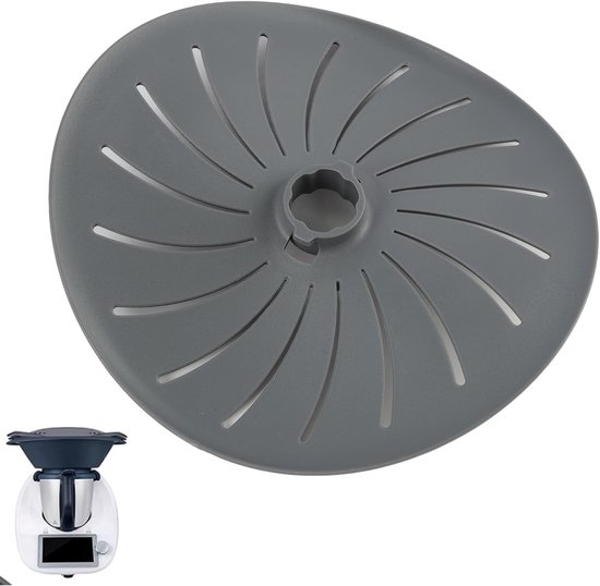 Keukenmachine Afdekking - Kookschijf Beschermer - Zacht Koken - Vaatwasserbestendig - 17.5 cm - Transparant