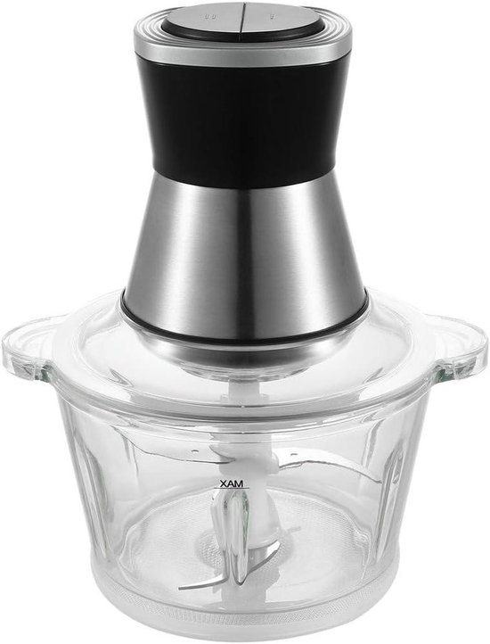 Keukenmachine - Blender Mixer - Eten Bereiden - Krachtige Motor - 2L Inhoud - Zilver