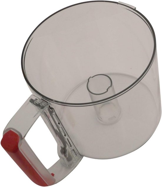 Keukenmachine Container - Mini Kom - Voedsel Bereiden - Met Handvat - Le Mini Plus - Rood van Merkloos