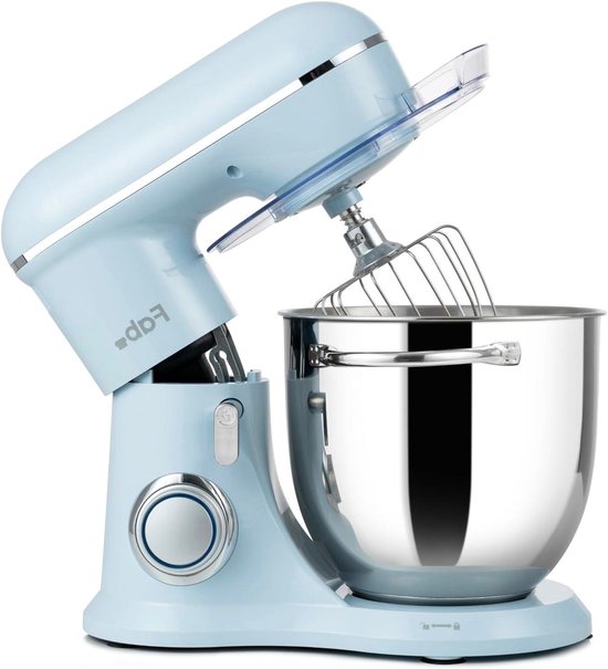 Keukenmachine - Deegmixer - Thuis Bakken - 10 Snelheden - 6 Liter Kom - Blauw