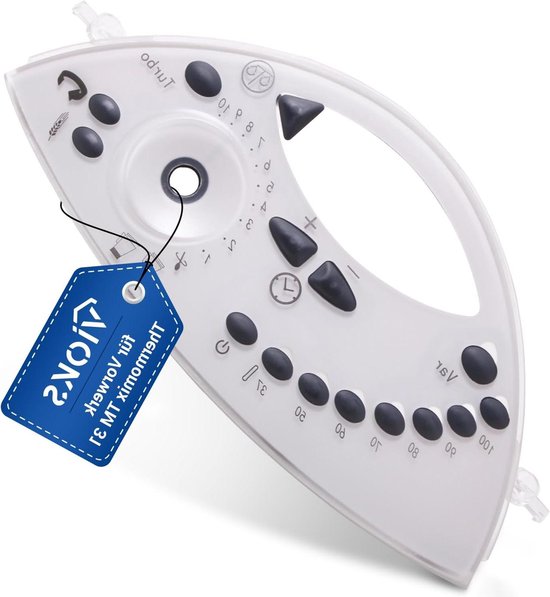 Keukenmachine Deksel - Bedieningspaneel Vervanging - Keukenmachine Reparatie - Hoogwaardig Materiaal - 30x16x6 cm - Zwart