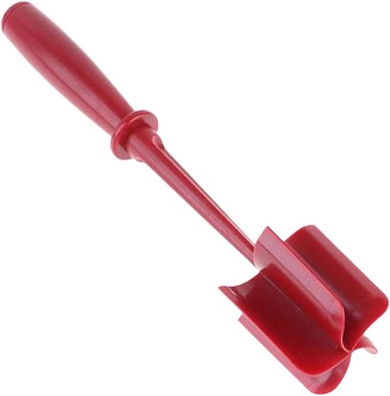 Keukenmachine Hakker - Vleesverwerker Hakker - Voedselbereiding Gemak - Vaatwasmachinebestendig - 29x10x10 cm - Rood