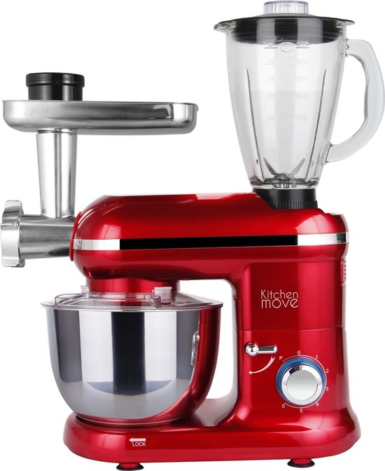 Keukenmachine, hakmolen en blender 5.5L DALLAS PRO van Merkloos