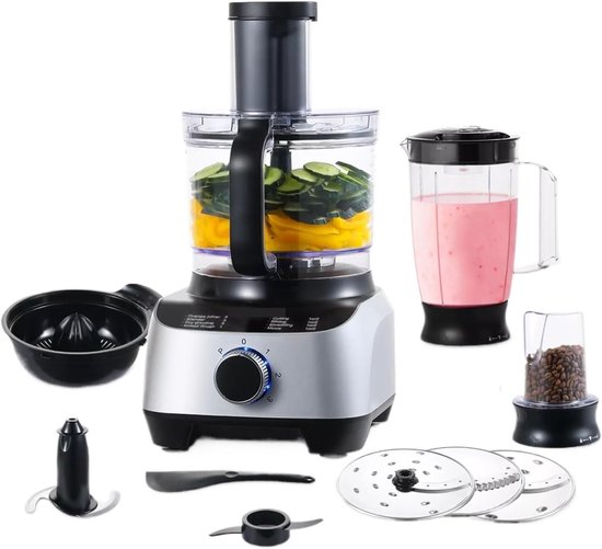 Keukenmachine - Keukenmixer Multihakker - Snel Ingrediënten Verwerken - 11-in-1 Functionaliteit - 500 gram - Universeel