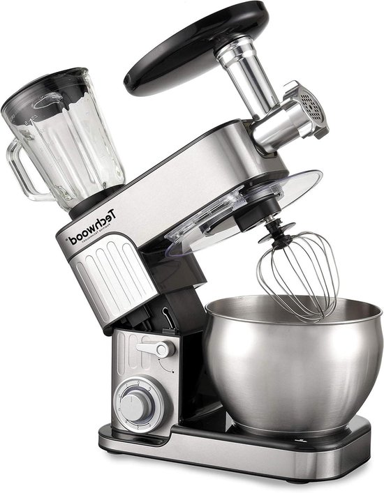 Keukenmachine - Keukenrobot - Bakken en mixen - Krachtige 1300W motor - 7 Liter kom - Roestvrij staal