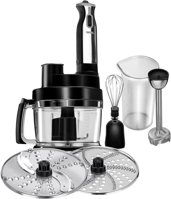 Keukenmachine - Keukenrobot mixer - Eten bereiden - 800W Krachtige Motor - 2 Liter Kom - Zwart