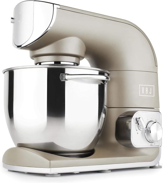 Keukenmachine - Kneedmachine Blender - Bakken Thuis - Volledig Metalen Motor - 55 Liter Kom - Zilver