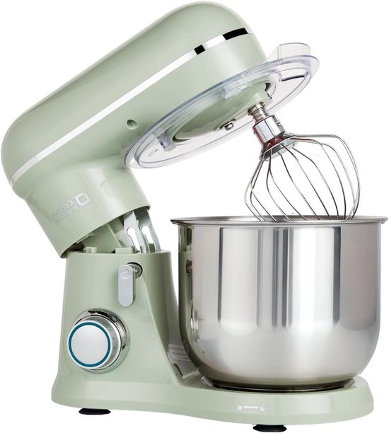 Keukenmachine - Kneedmachine deegmachine - Bakken en mixen - 10 snelheden - 35 Liter - Groen van Merkloos