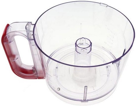 Keukenmachine Kom - Accessoire Kom - Voedsel Bereiden - Vaatwasserbestendig - 0.4 Kilogram - Rood