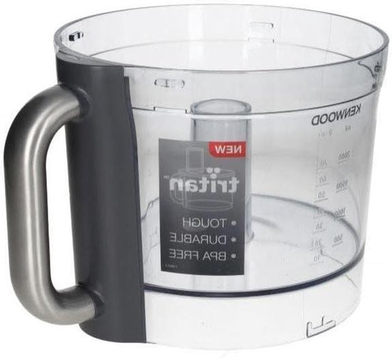 Keukenmachine Kom - Reserve Kom - Ingrediënten Verwerken - Exacte Pasvorm - 1.5 Liter - Transparant