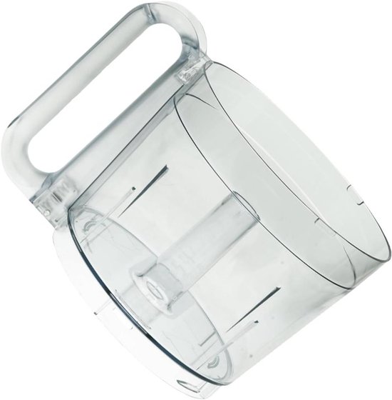 Keukenmachine Kom - Reserve Kom - Voedsel Bereiden - Met Handvat - 3 Liter - Transparant