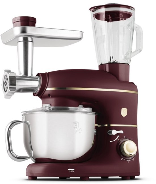 Keukenmachine met molen en mixer, 1500 W, Leonardo Collection van BerlingerHaus