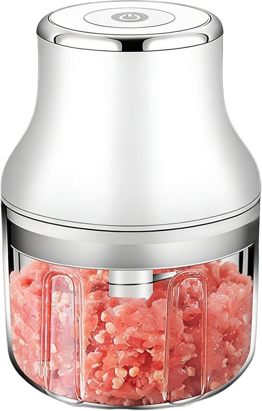 Keukenmachine - Mini Hakker - Eten Bereiden - Oplaadbaar Draadloos - 250 ml - Zwart