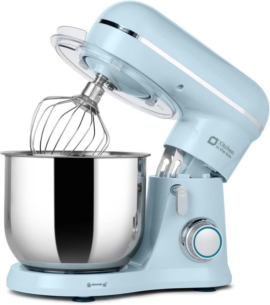Keukenmachine - Mixer deeg - Bakken thuis - Krachtige motor - 3.5 liter - Blauw
