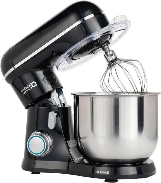Keukenmachine - Mixer Deegmachine - Bakken Thuis - Krachtige Motor - 3.5 Liter Kom - Zwart