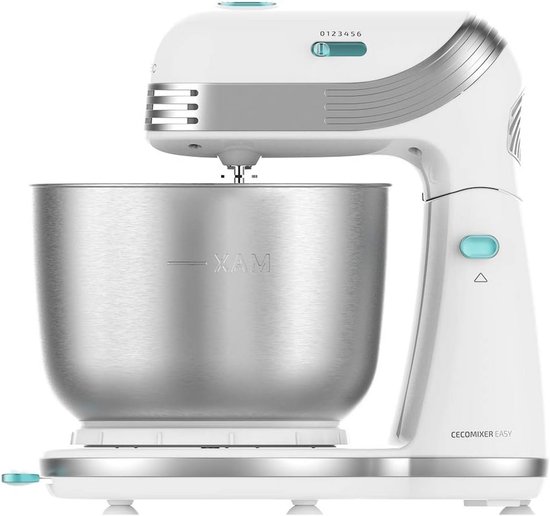 Keukenmachine - Mixer Deegmaker - Bakken En Koken - Planetaire Beweging - 3 Liter Kom - Wit van Merkloos